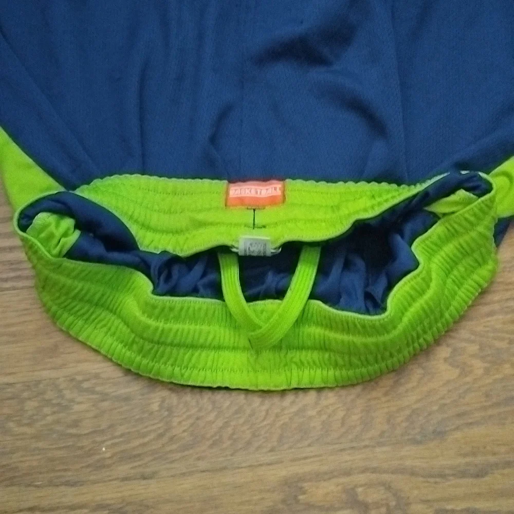 Adidas Basketball Shorts Youth Size 10/13 Blue and Lime Green